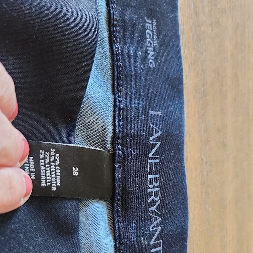 Lane Bryant Blue Skinny Jeans